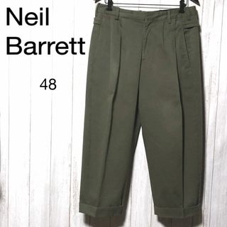 ニールバレット(NEIL BARRETT)のニールバレット ワイドパンツ NEIL BARRETT ミリタリー ストレッチ(チノパン)