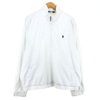 ラルフローレン(Ralph Lauren)の古着 ラルフローレン Ralph Lauren POLO by Ralph Lauren ハーフジップ ウォームアッププルオーバー メンズXL /eaa428402(ナイロンジャケット)