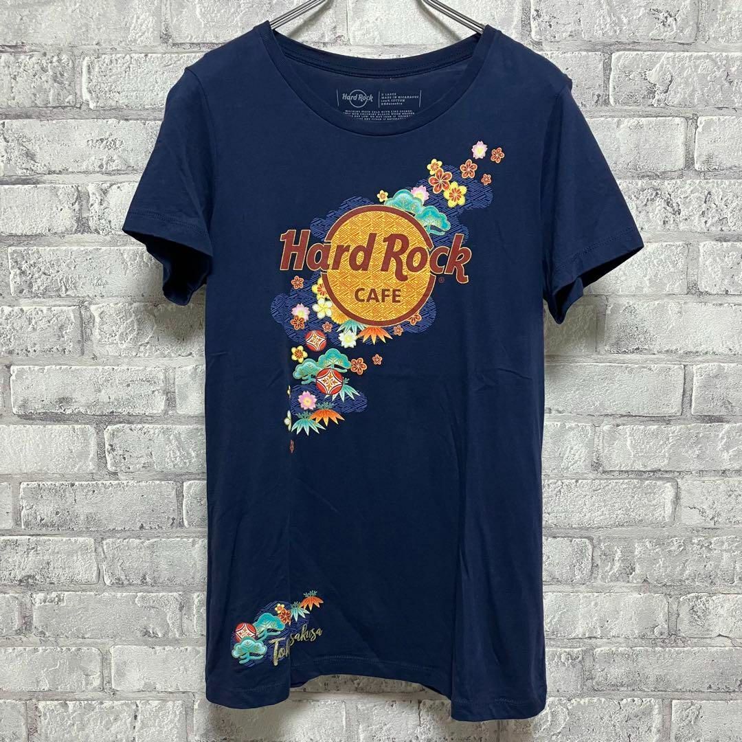 Hard Rock CAFE(ハードロックカフェ)の【Hard Rock】ハードロック Tシャツ 半袖 お洒落 レディースのトップス(Tシャツ(半袖/袖なし))の商品写真