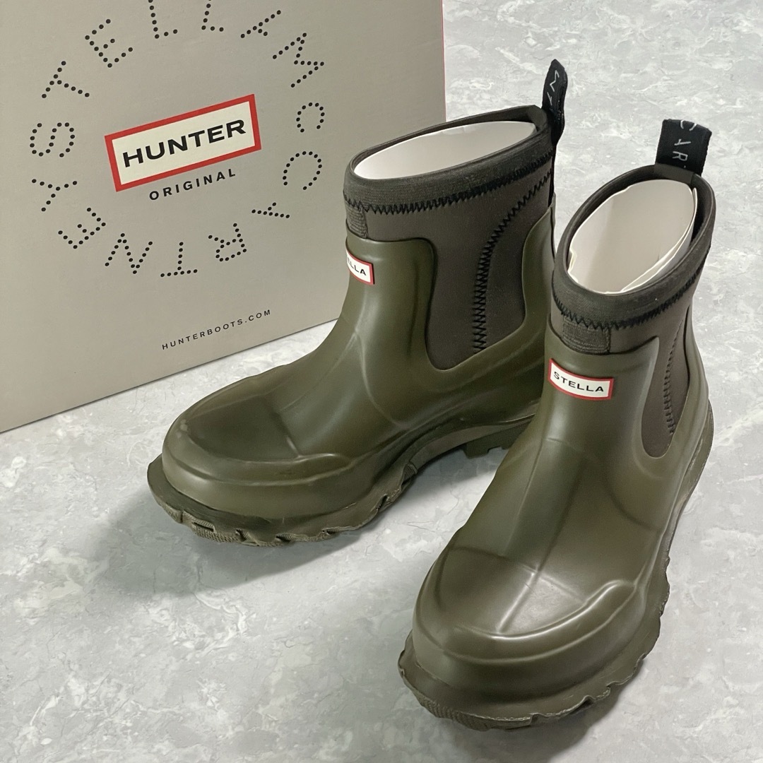 HUNTER(ハンター)の定価6万円★STELLA McCARTNEY × HUNTER ブーツ23cm レディースの靴/シューズ(レインブーツ/長靴)の商品写真