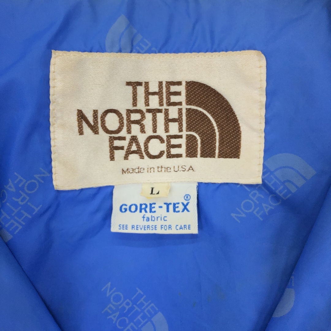 THE NORTH FACE(ザノースフェイス)の古着 80年代 ザノースフェイス THE NORTH FACE 茶タグ GORE-TEX ゴアテックス マウンテンパーカー シェルジャケット USA製 メンズL ヴィンテージ /eaa428448 メンズのジャケット/アウター(マウンテンパーカー)の商品写真