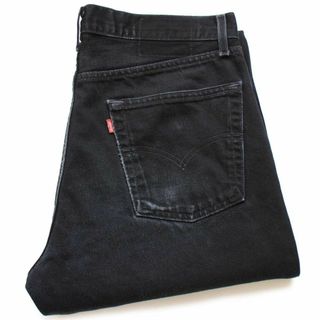 リーバイス(Levi's)の90s ハンガリー製 Levi'sリーバイス ブラック デニムパンツ w36★SDP2517 ユーロ ヨーロッパ オールド ジーンズ ストレート 505(デニム/ジーンズ)