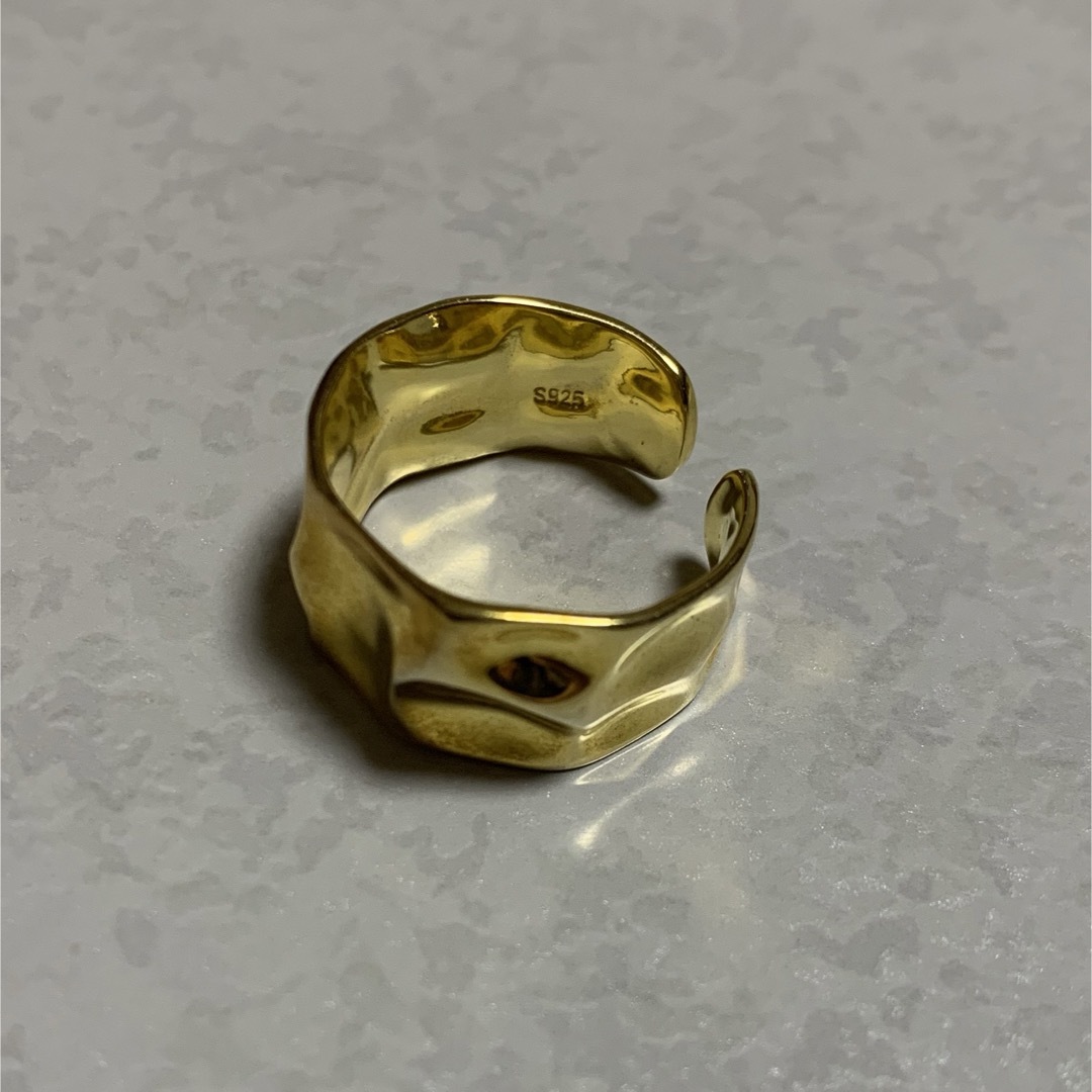18kコーティング　シルバーリング　925 レディースのアクセサリー(リング(指輪))の商品写真