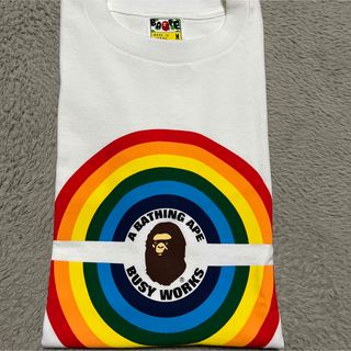 アベイシングエイプ(A BATHING APE)のAPE BAPE KAWS スワロフスキー　tee tシャツ　ラインストーン　M(Tシャツ/カットソー(半袖/袖なし))