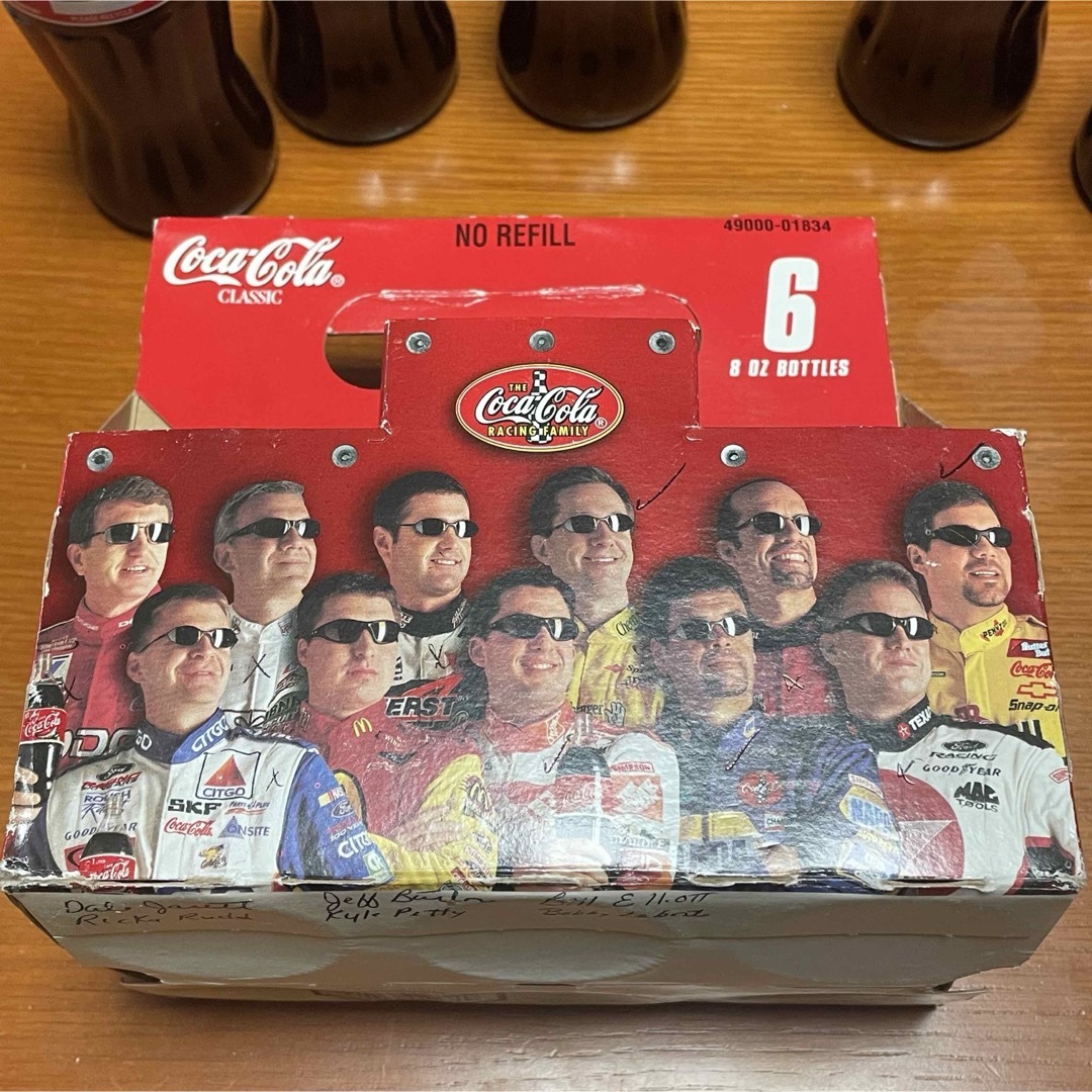 コカコーラ　クラシック　2001 ナスカー　レーシングファミリー　NASCAR エンタメ/ホビーの美術品/アンティーク(ガラス)の商品写真