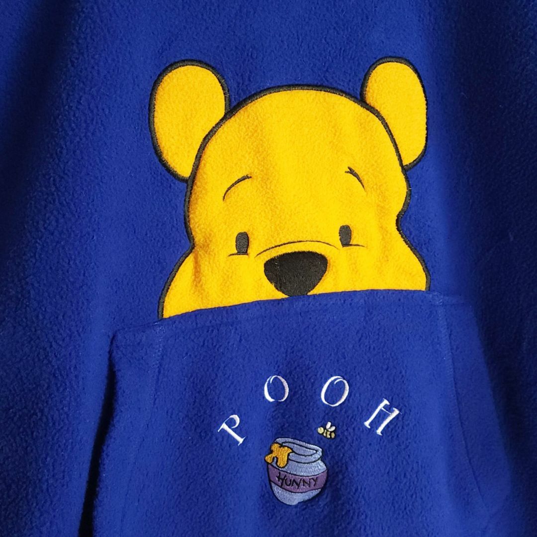 Disney(ディズニー)のLサイズ/Disney ディズニー pooh くまのぷーさん フリースパーカー メンズのトップス(パーカー)の商品写真