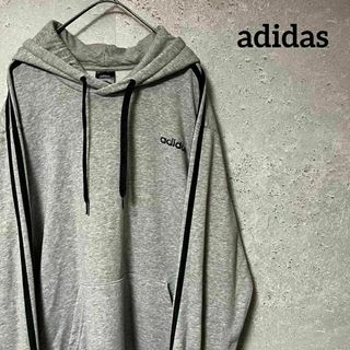 アディダス(adidas)のadidas アディダス パーカー ワンポイント ゆるダボ シンプル 5XL(パーカー)