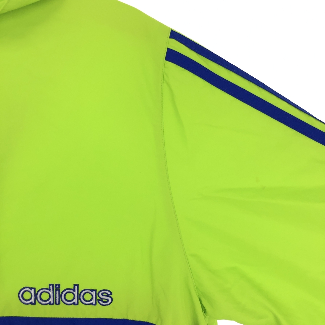adidas(アディダス)の古着 アディダス adidas フード付き ハーフジップ ウォームアッププルオーバー メンズM /eaa427152 メンズのジャケット/アウター(ナイロンジャケット)の商品写真