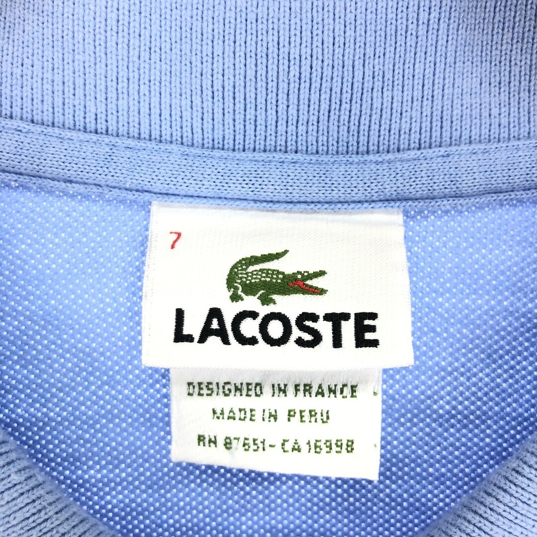 LACOSTE(ラコステ)の古着 ラコステ LACOSTE 半袖 ポロシャツ メンズL /eaa428368 メンズのトップス(ポロシャツ)の商品写真