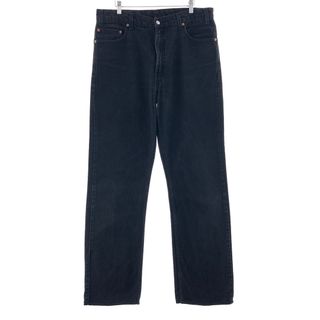 リーバイス(Levi's)の古着 00年代 リーバイス Levi's 505 ブラックデニム テーパードデニムパンツ メンズw36 /eaa381108(デニム/ジーンズ)