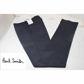 ポールスミス(Paul Smith)の新品☆Paul Smith ウール100%スラックス トラウザーズ☆紺☆Sサイズ(スラックス)