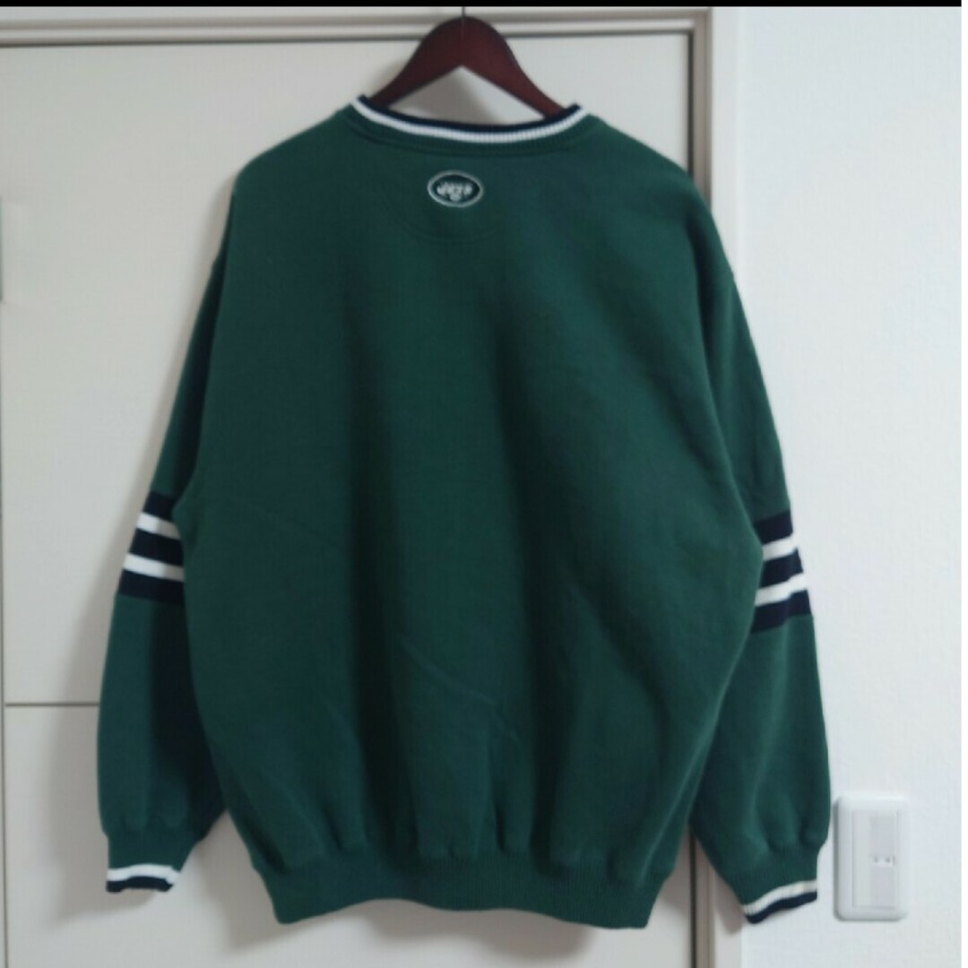 Lee(リー)のNFL ジェッツ スウェットトレーナー 90s古着 刺繍ロゴ アメフト Lee メンズのトップス(スウェット)の商品写真