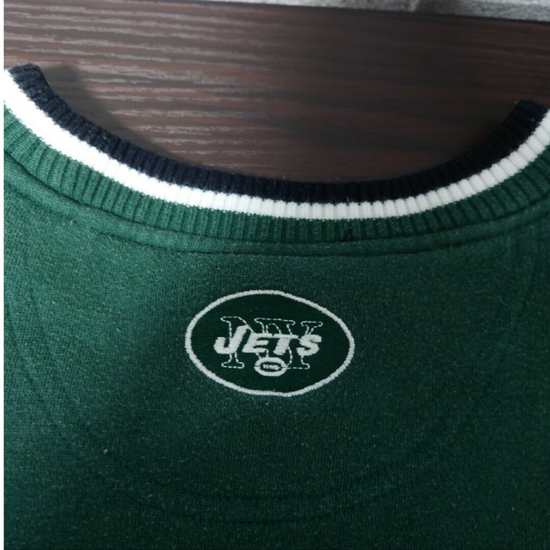 Lee(リー)のNFL ジェッツ スウェットトレーナー 90s古着 刺繍ロゴ アメフト Lee メンズのトップス(スウェット)の商品写真