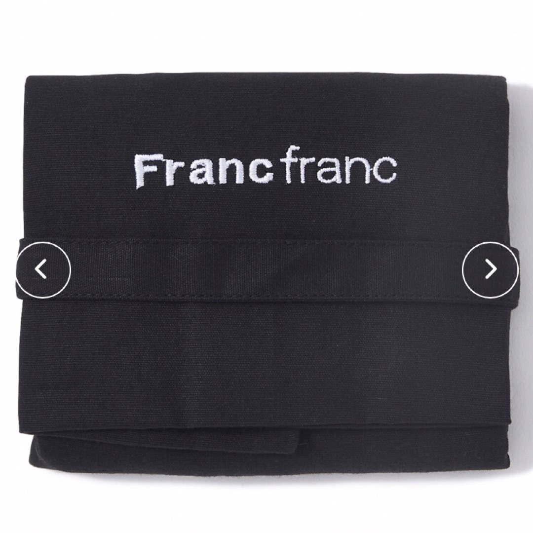 Francfranc(フランフラン)のFrancfranc フランフラン ロゴトート　ブラック　新品未使用  レディースのバッグ(トートバッグ)の商品写真