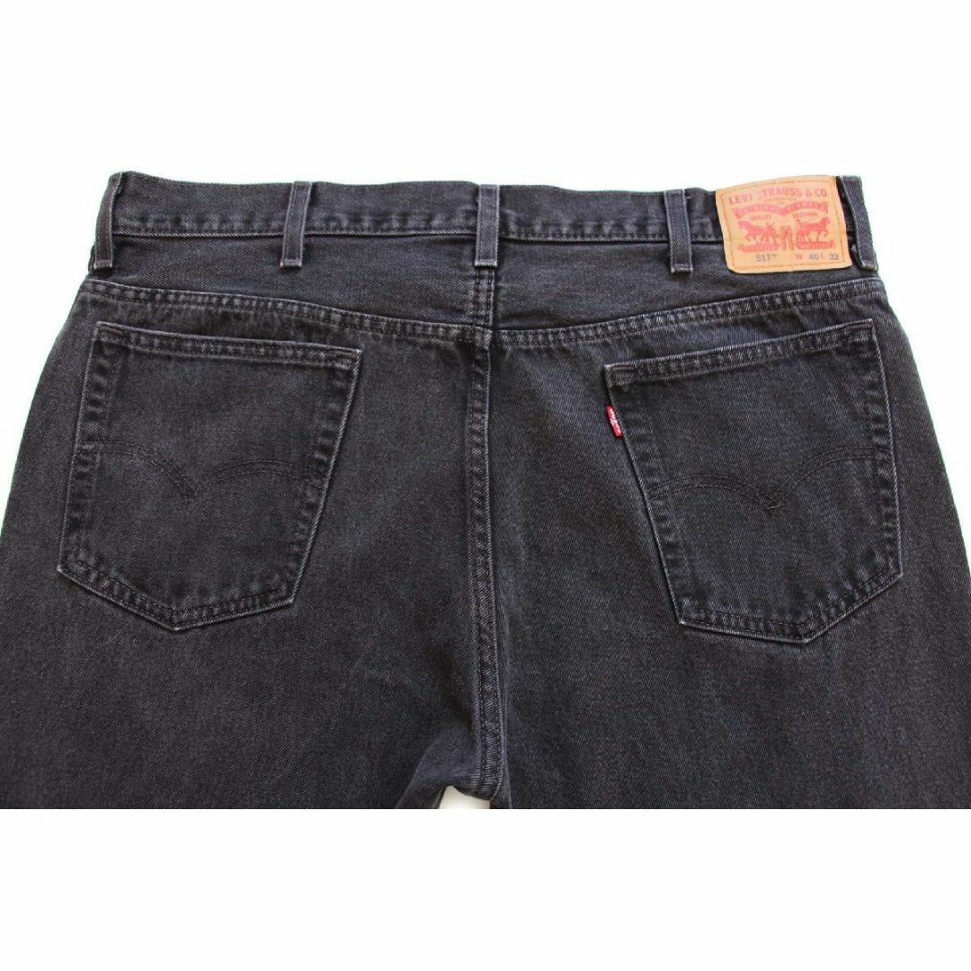 Levi's(リーバイス)のLevi'sリーバイス 517 ブラック デニムパンツ w40 L32★SDP2506 ブーツカット フレア ジーンズ オーバーサイズ ビッグサイズ メンズのパンツ(デニム/ジーンズ)の商品写真