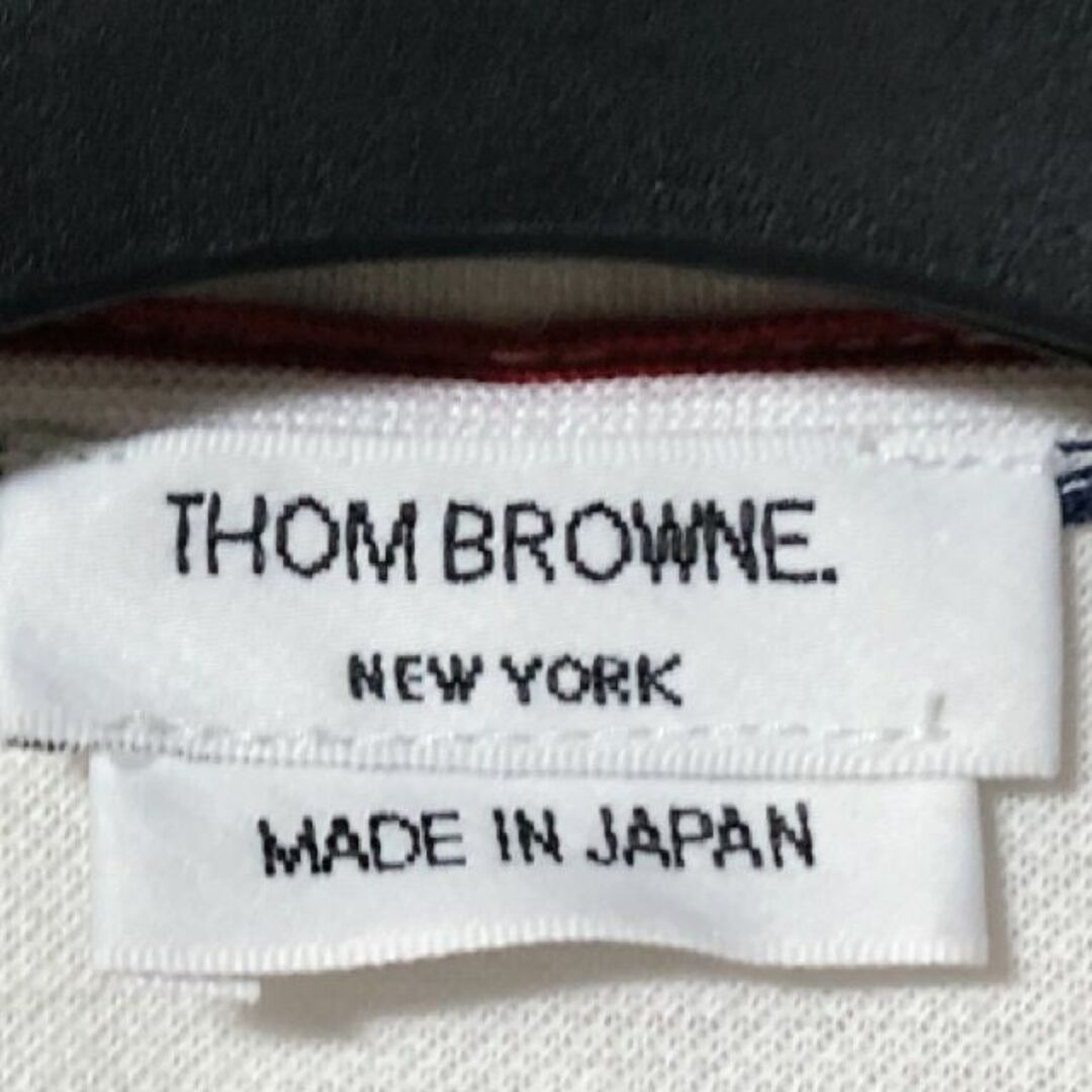 THOM BROWNE(トムブラウン)のトムブラウン ポロシャツ 2 日本製 THOM BROWNE トリコロール メンズのトップス(ポロシャツ)の商品写真