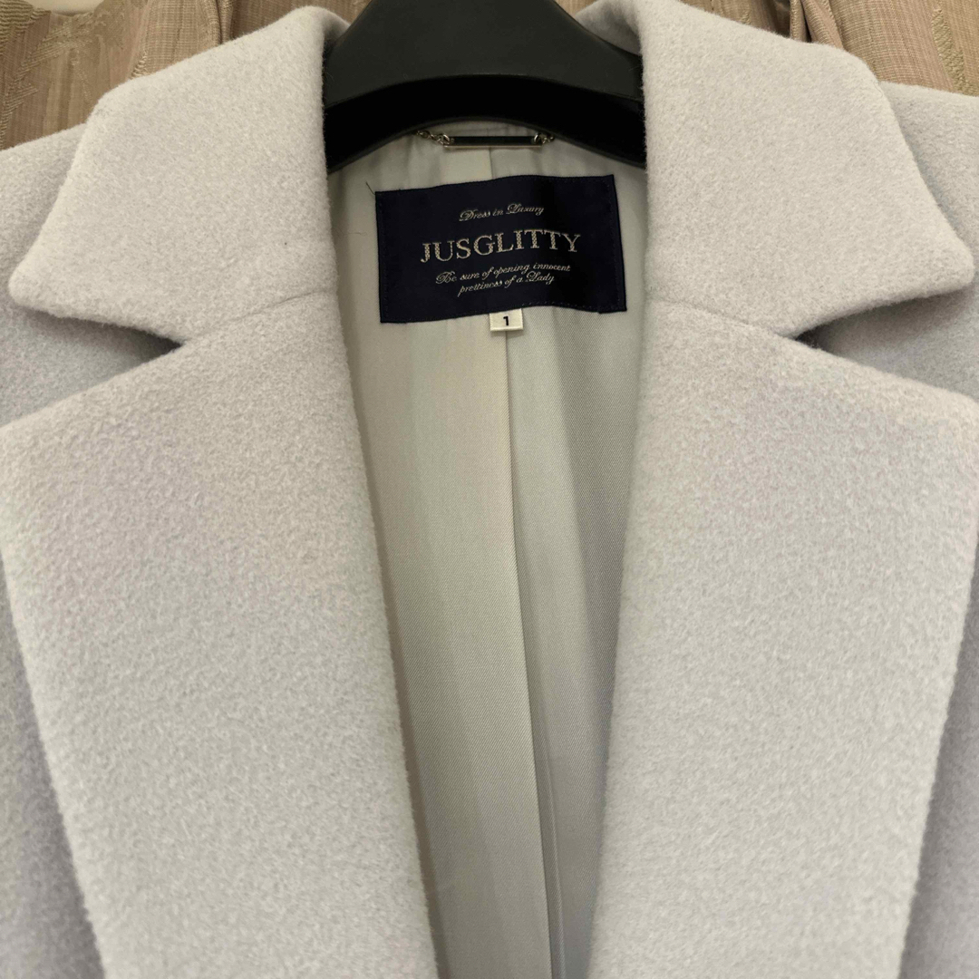 JUSGLITTY(ジャスグリッティー)のJUSGLITTYのコート レディースのジャケット/アウター(チェスターコート)の商品写真