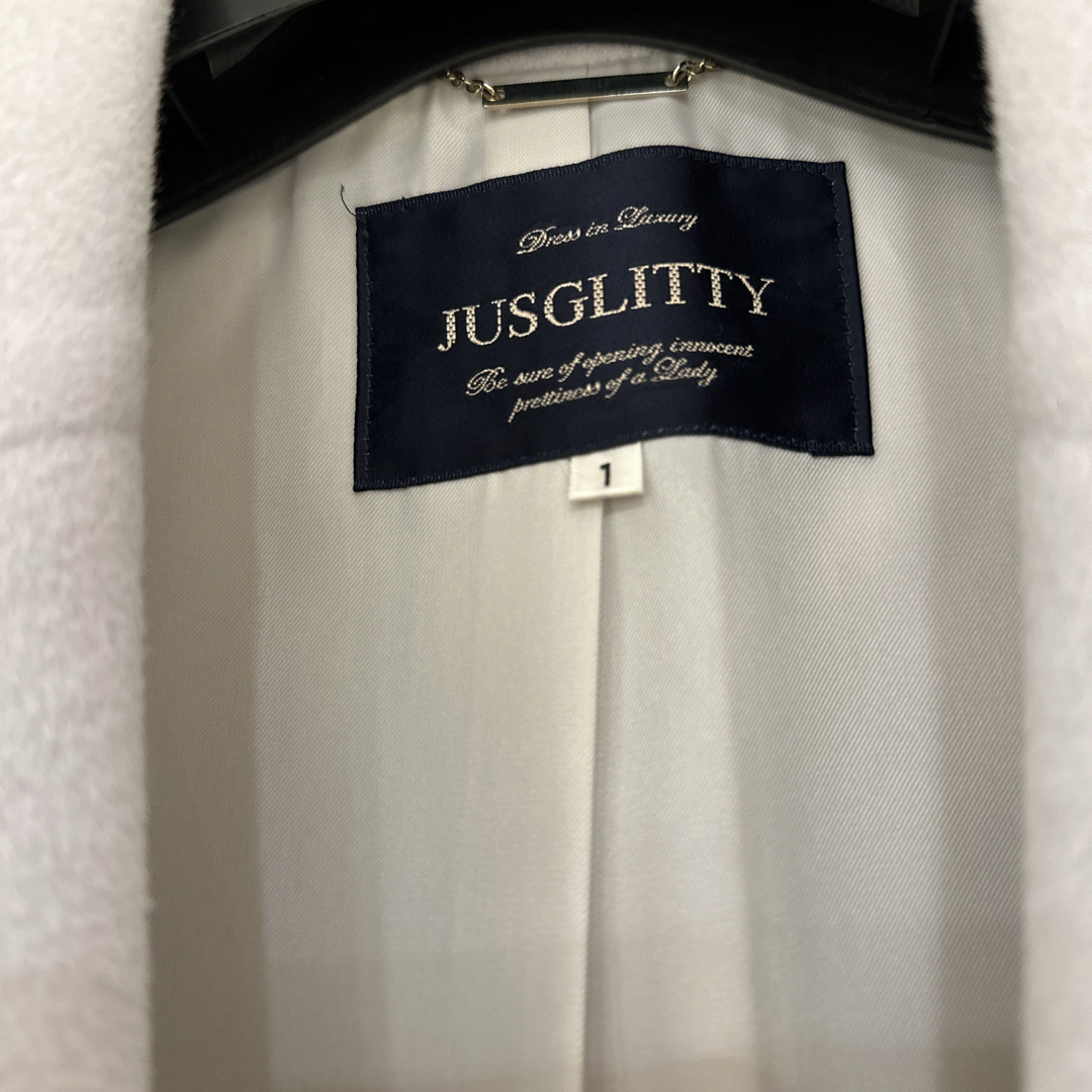 JUSGLITTY(ジャスグリッティー)のJUSGLITTYのコート レディースのジャケット/アウター(チェスターコート)の商品写真