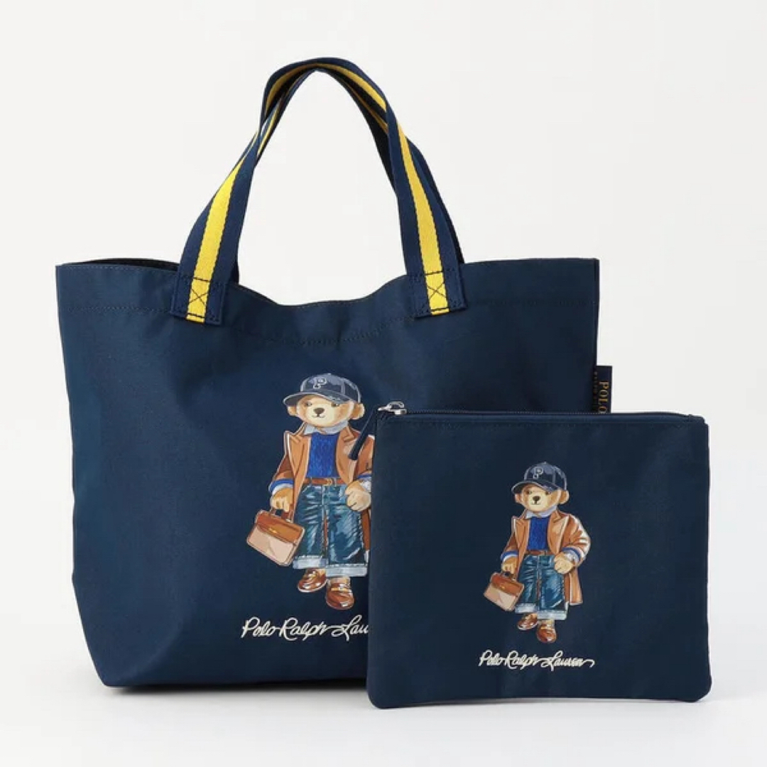 POLO RALPH LAUREN - ポロベア 新デザイン ポーチ付きトート POLO RALPH LAUREN - ポロベア 新デザイン ポーチ付きトート