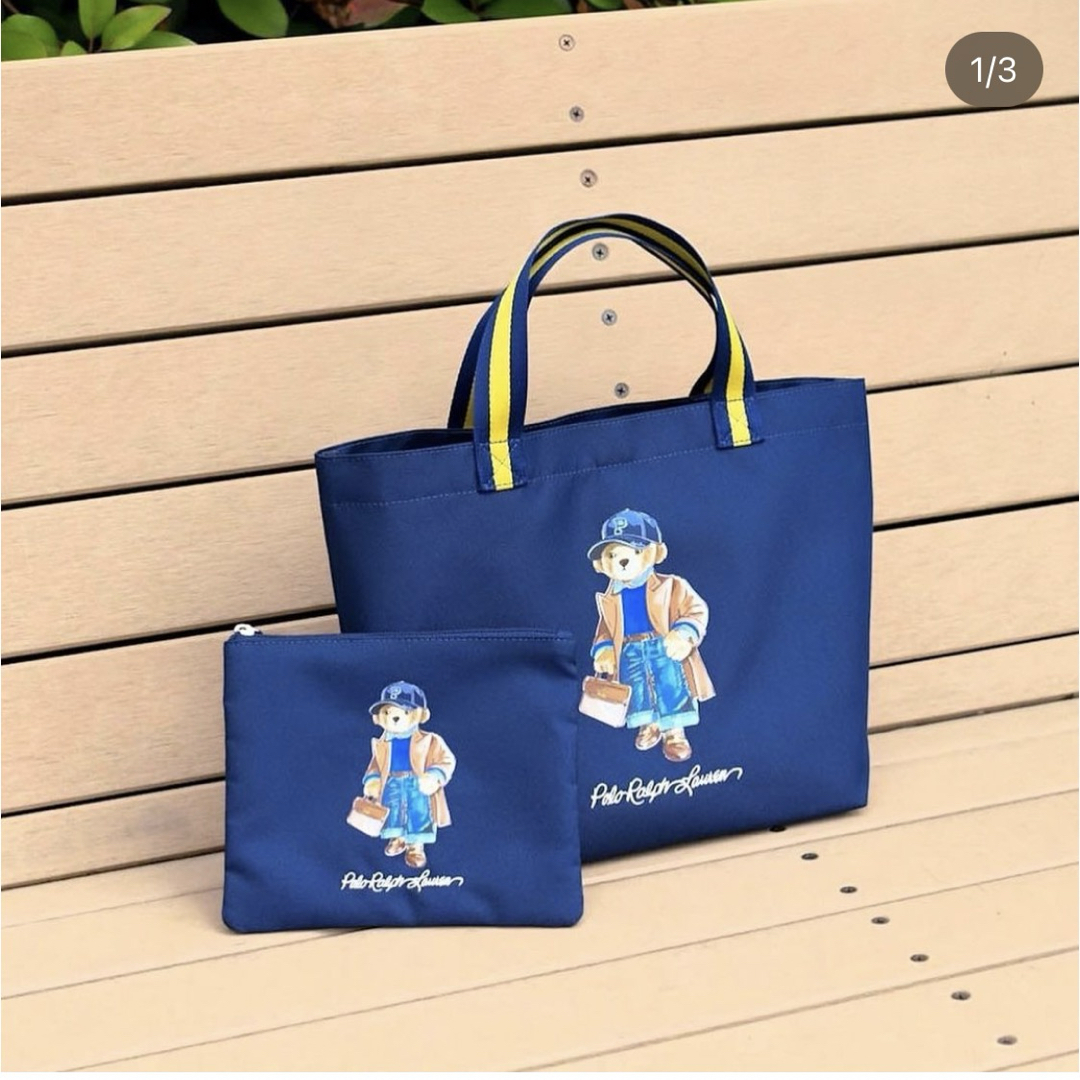 POLO RALPH LAUREN - ポロベア 新デザイン ポーチ付きトート POLO RALPH LAUREN - ポロベア 新デザイン ポーチ付きトート