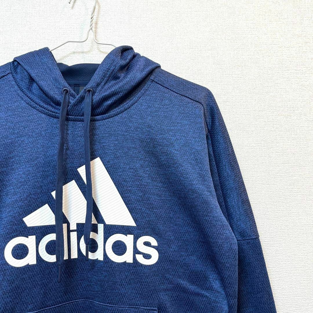 adidas(アディダス)の【美品】adidas(アディダス) CLIMAWARM 裏起毛スウェットパーカー メンズのトップス(パーカー)の商品写真