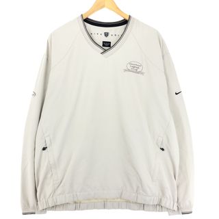 ナイキ(NIKE)の古着 ナイキ NIKE GOLF ゴルフ Vネック ウォームアッププルオーバー メンズXL /eaa426721(ナイロンジャケット)