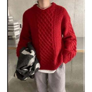 トゥデイフル(TODAYFUL)のfashiru wool aran sweater(ニット/セーター)