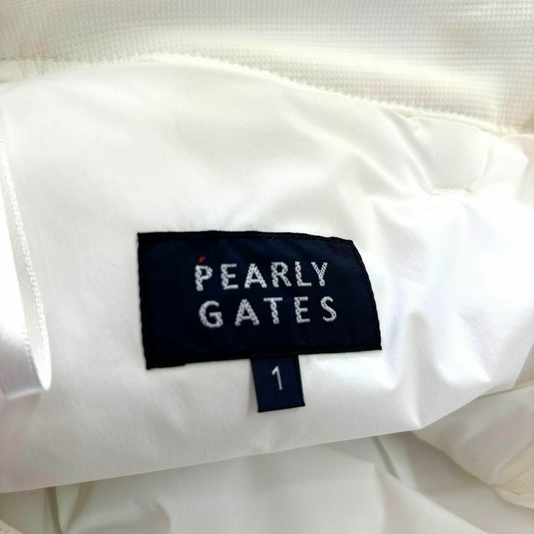 PEARLY GATES(パーリーゲイツ)の新品未使用❗️パーリーゲイツ　1/M 中綿スカート　ホワイト　ポーラテック★ スポーツ/アウトドアのゴルフ(ウエア)の商品写真