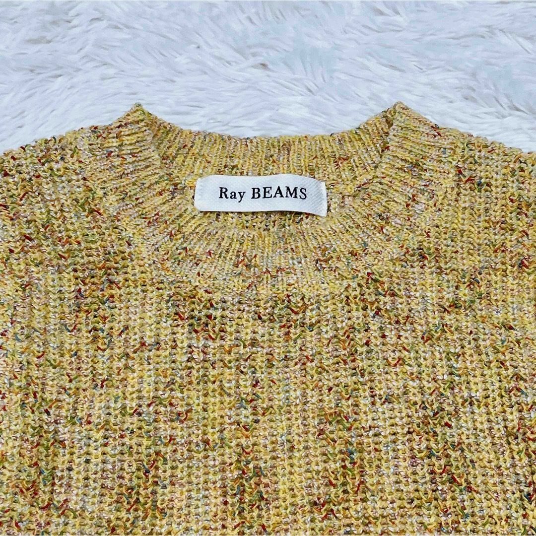 Ray BEAMS(レイビームス)の美品 Ray BEAMS ニットベスト レイヤード クロップド レディースのトップス(ニット/セーター)の商品写真