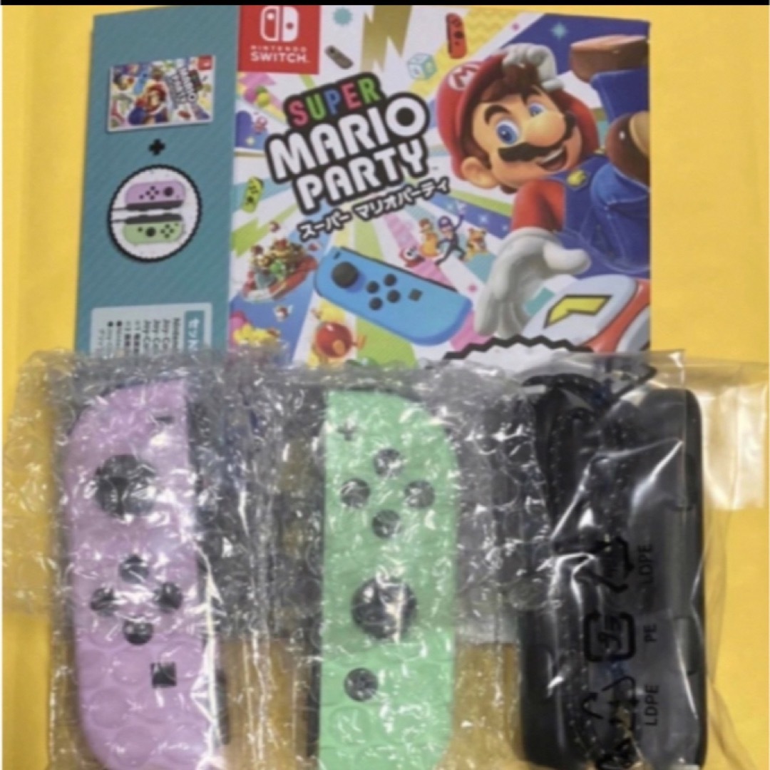 Nintendo Switch(ニンテンドースイッチ)のJoy-Con  ジョイコン　パステルグリーン　パステルパープル エンタメ/ホビーのゲームソフト/ゲーム機本体(その他)の商品写真