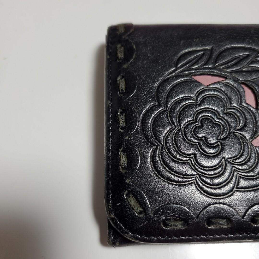 ANNA SUI(アナスイ)のANNA SUI☆アナスイ 折り財布 黒 ブラック レディースのファッション小物(財布)の商品写真