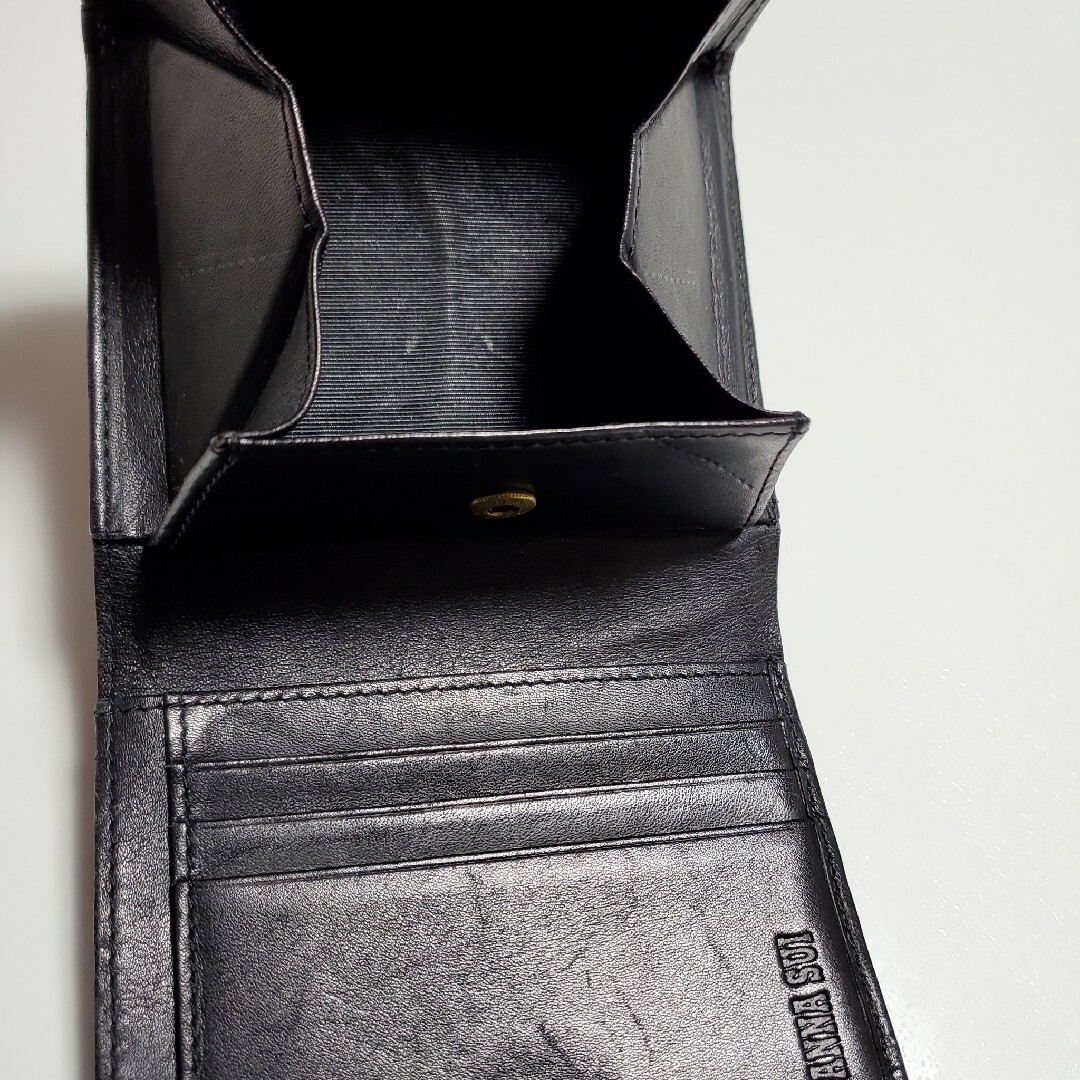 ANNA SUI(アナスイ)のANNA SUI☆アナスイ 折り財布 黒 ブラック レディースのファッション小物(財布)の商品写真