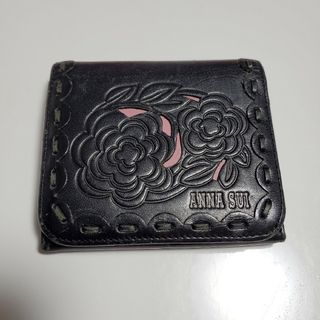 アナスイ(ANNA SUI)のANNA SUI☆アナスイ 折り財布 黒 ブラック(財布)