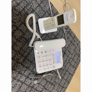 パナソニック　コードレス電話機　VE-GD23 DL-W KX-FKD403-C