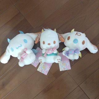 シナモロール(シナモロール)のサンリオ　シナモン　ましゅまるむスイーツ　シナモンロール　こあくまぬいぐるみ(ぬいぐるみ)