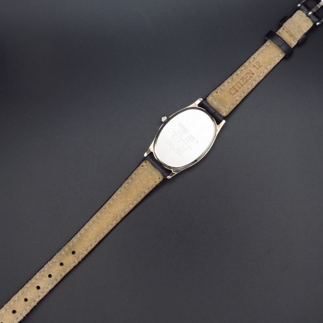 CITIZEN(シチズン)のCITIZEN ソーラー腕時計 Eco-Drive キラキラベゼル オーバル レディースのファッション小物(腕時計)の商品写真