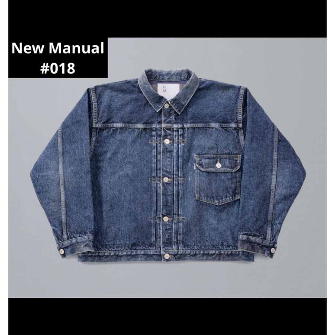 ☆ #018 ☆ New Manual LV T-BACK JACKET Gジャン/デニムジャケット ☆ #018 ☆ New Manual LV T-BACK JACKET Gジャン/デニムジャケット