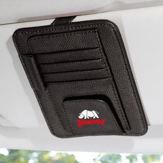 スズキ(スズキ)のジムニー  jimny サンバイザー  ポケット サングラスホルダーブラック 黒(車内アクセサリ)