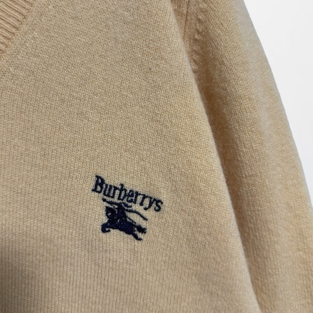 BURBERRY(バーバリー)のBurberry バーバリー  ニット　Ｖネックニット　90s ヴィンテージ メンズのトップス(ニット/セーター)の商品写真