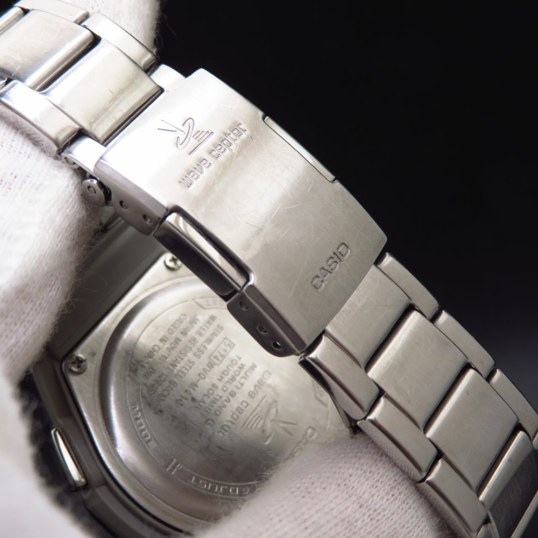 CASIO(カシオ)のCASIO 電波ソーラー腕時計 WVQ-M410 ステンレスベルト メンズの時計(腕時計(アナログ))の商品写真