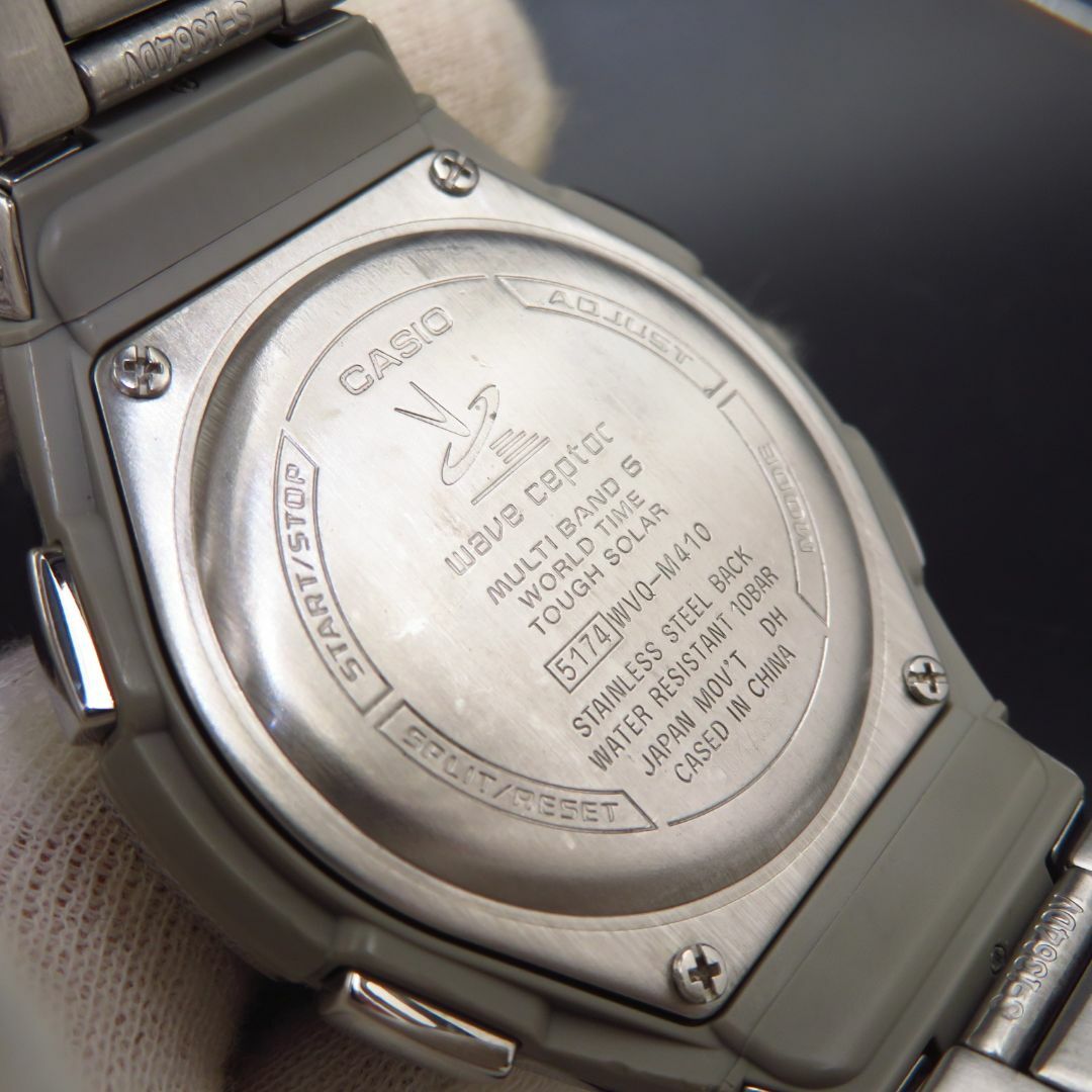CASIO(カシオ)のCASIO 電波ソーラー腕時計 WVQ-M410 ステンレスベルト メンズの時計(腕時計(アナログ))の商品写真