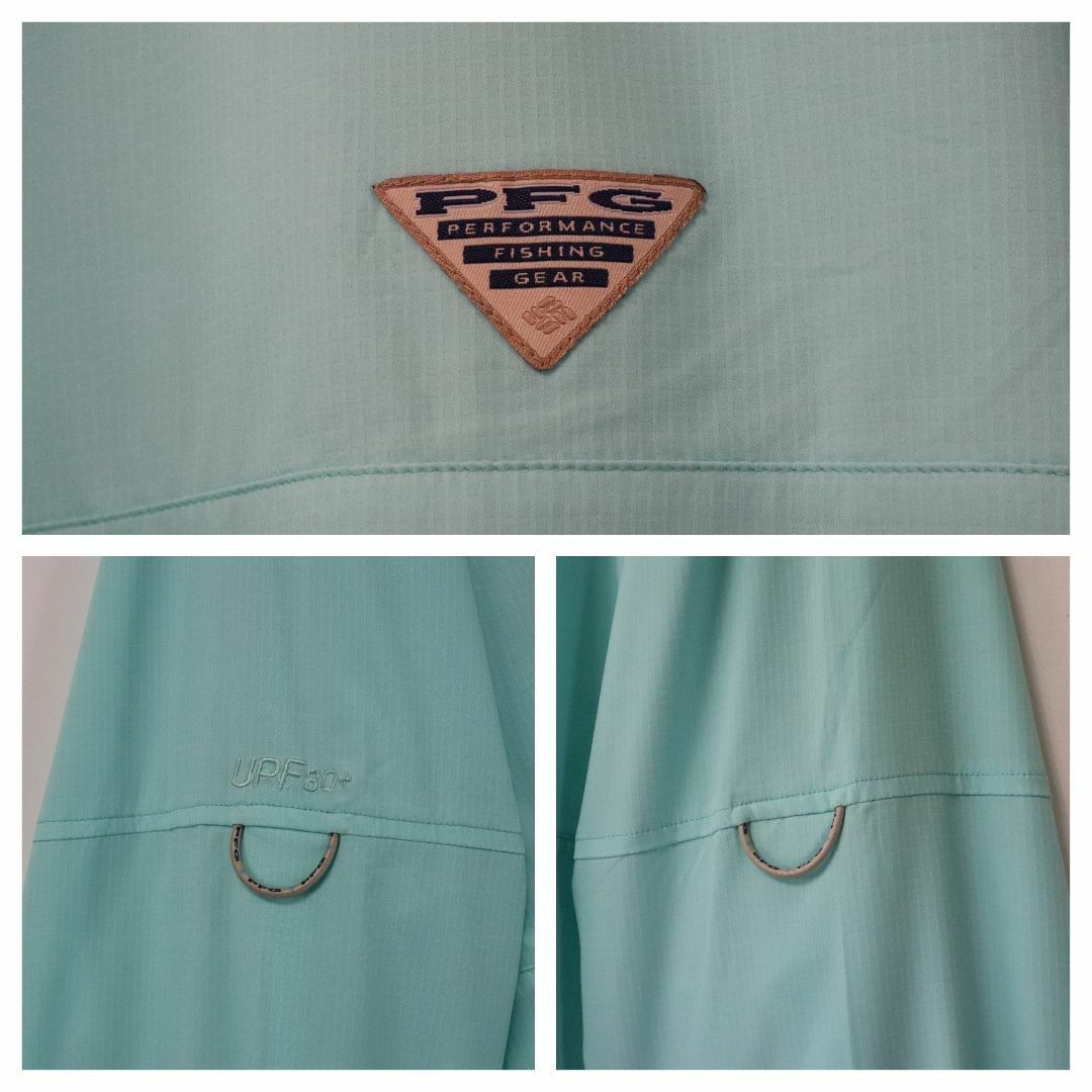 Columbia(コロンビア)の【春カラー】コロンビア PFG／BDシャツ　刺繍　パステルカラー　ペールトーン メンズのトップス(シャツ)の商品写真