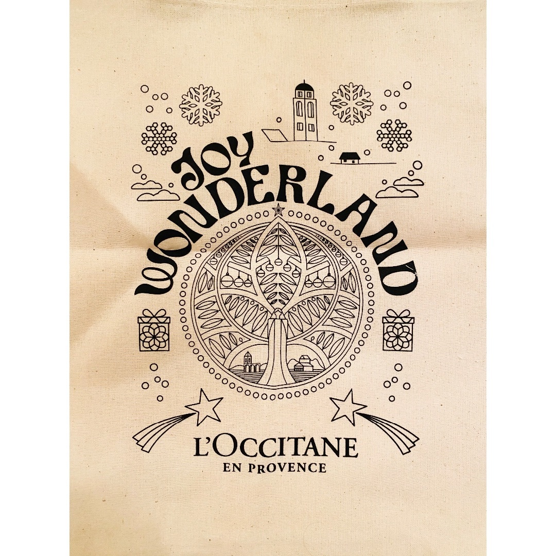 L'OCCITANE(ロクシタン)の最終値下 ロクシタン トートバッグ エコバッグ　非売品 ジョイワンダーランド レディースのバッグ(エコバッグ)の商品写真