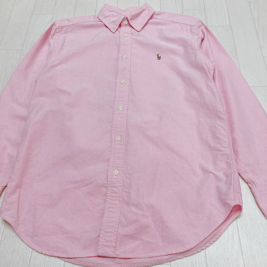 Ralph Lauren(ラルフローレン)のRALPH LAUREN ラルフローレン　ピンクシャツ　160 キッズ/ベビー/マタニティのキッズ服男の子用(90cm~)(Tシャツ/カットソー)の商品写真