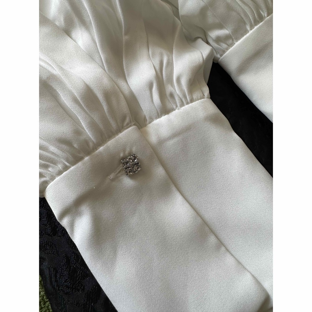 Her lip to - 【新品】Crillon Crystal Pearl Jaquard Dressの Her lip to - 【新品】Crillon Crystal Pearl Jaquard Dressの