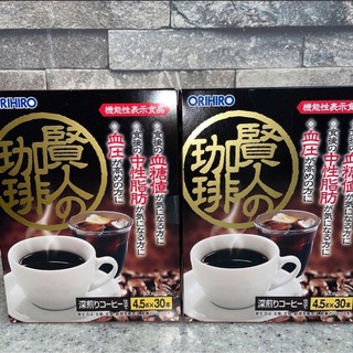 オリヒロ(ORIHIRO)のオリヒロ　賢人の珈琲  深入り  コーヒー 仕立て 30杯×2箱(健康茶)