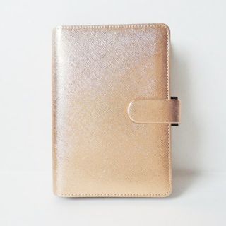 ファイロファックス(Filofax)のファイロファックス 手帳 - ベージュ ラメ(その他)