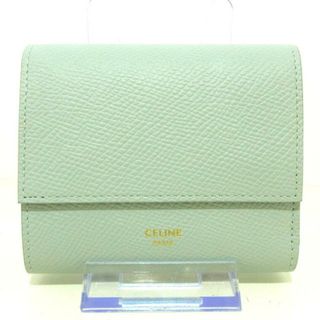 セリーヌ(celine)のセリーヌ 3つ折り財布美品  ライトグレー(財布)