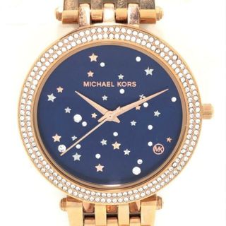 マイケルコース(Michael Kors)のマイケルコース 腕時計 - MK-3728 ネイビー(腕時計)