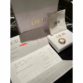 ディオール(Dior)のDior ディオール 指輪 パールリング ゴールド(リング(指輪))